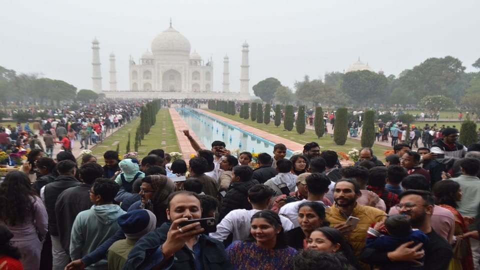 Banner of Korean University hoisted in Taj such act of students ASI engaged in investigation