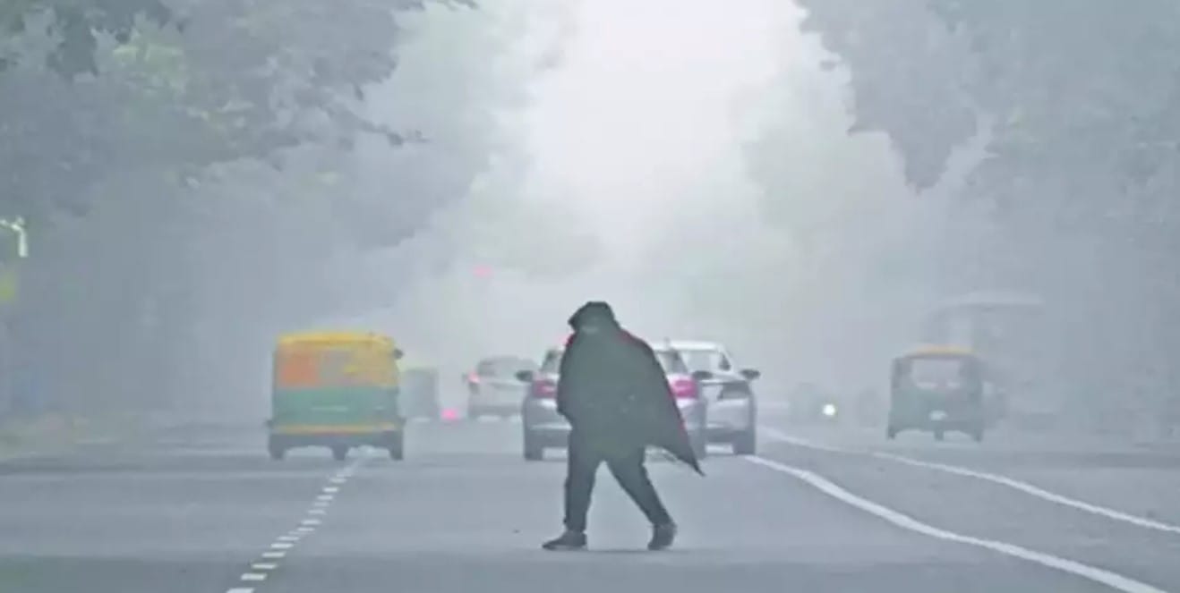 Winter wrath continues: Cold day conditions in West UP, people shivering in the biting cold, dense fog, no r