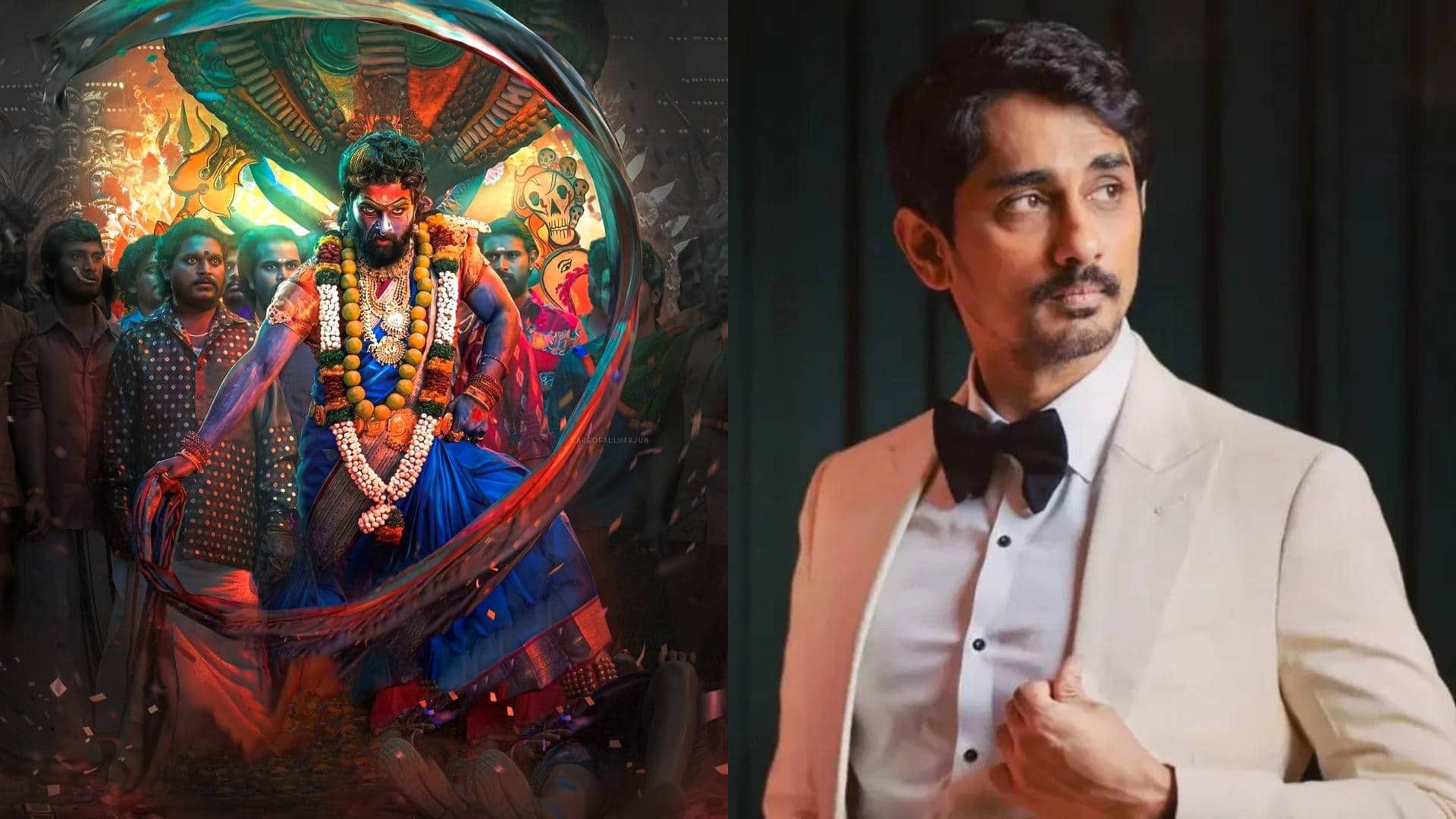 Actor Siddharth Trolled Allu Arjun Pushpa 2 makers for monopolising cinema halls says Money talks