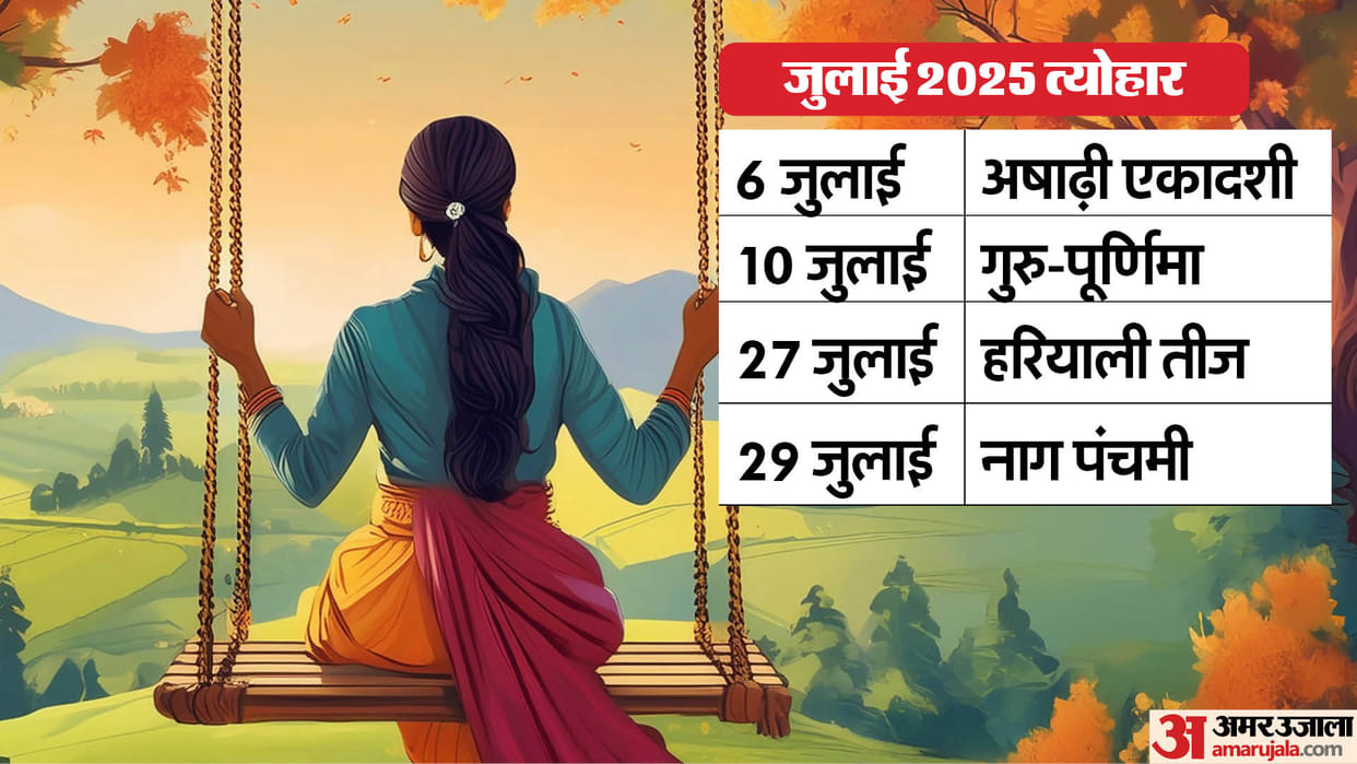 July 2025 Hindu Vrat Festival Calendar Hariyali Teej Nag Panchami Devshayani Ekadashi Dates
