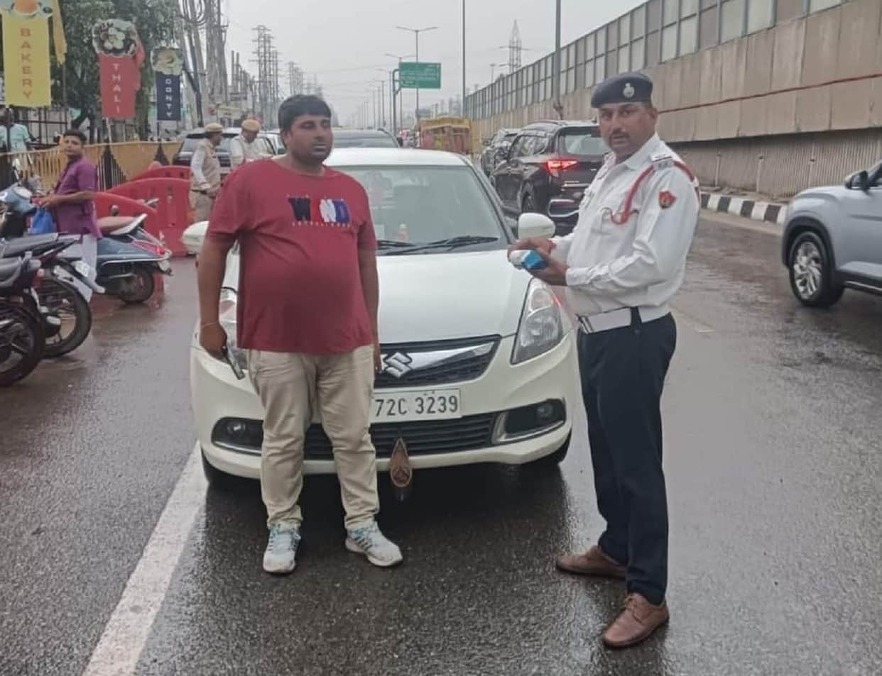 Gurugram Traffic Police warns of strict action who evade paying traffic challan