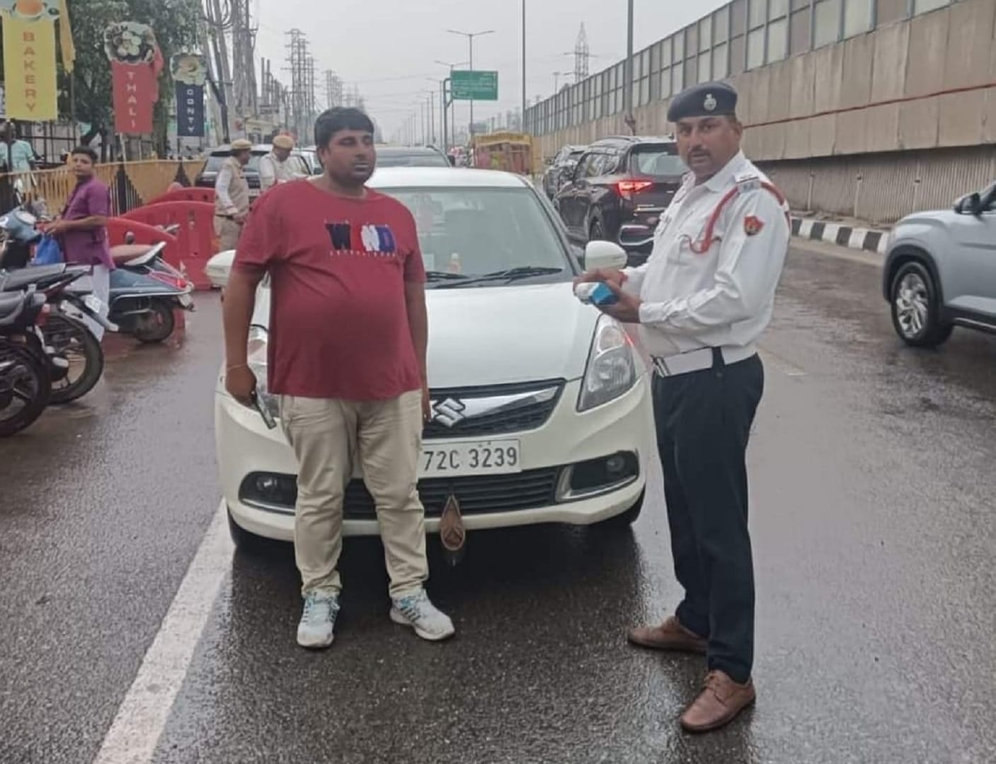 Gurugram Traffic Police Issues 1216 Challans in special campaign against Drink-and-Drive