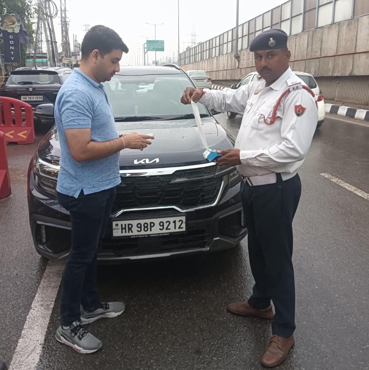 Gurugram Traffic Police issues more than 27 lakh challans in 2024 worth Rs 15.17 crore