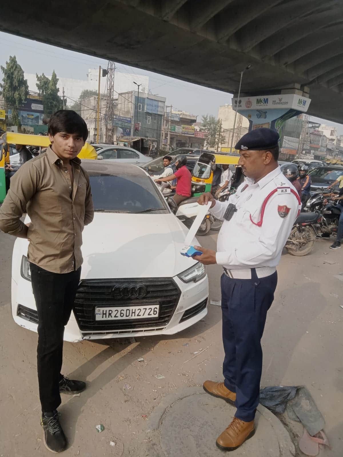Gurugram Traffic Police warns of strict action who evade paying traffic challan
