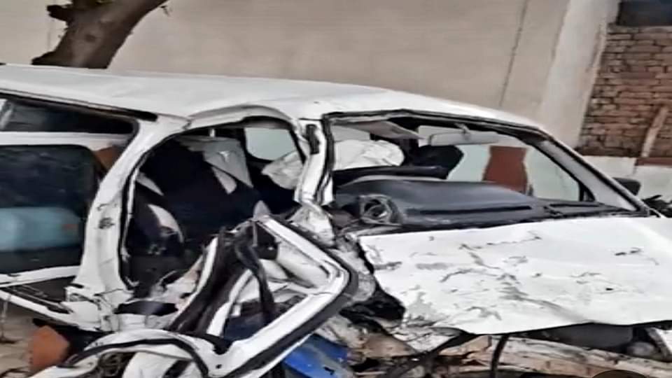 Three members of a family died and two were injured in a collision with a high-speed Scorpio