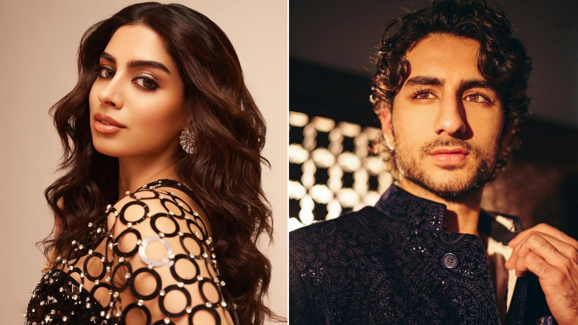 Nadaaniyan Film Star Cast Khushi Kapoor Ibrahim Ali khan Sunil Shetty Dia Mirza In Bts Video