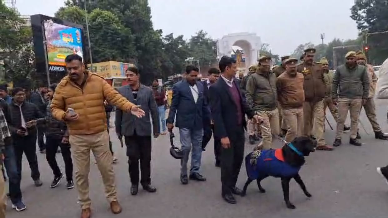 Checking abhiyan in Lucknow on new year eve.