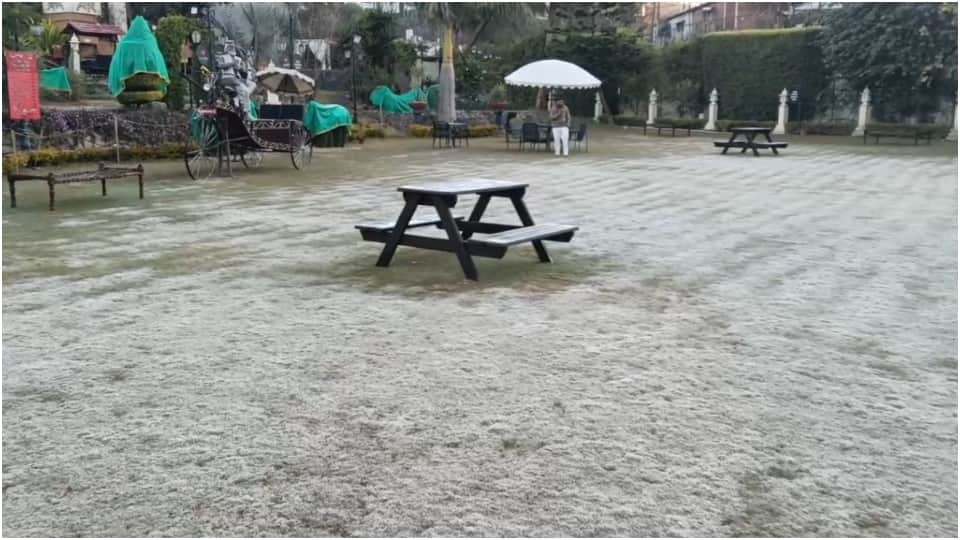 माउंट आबू में जीरो डिग्री तापमान।