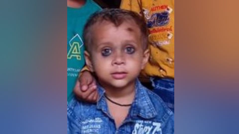 innocent child was brutally murder reason is something child eyes were hit several times with stick Lakhimpur