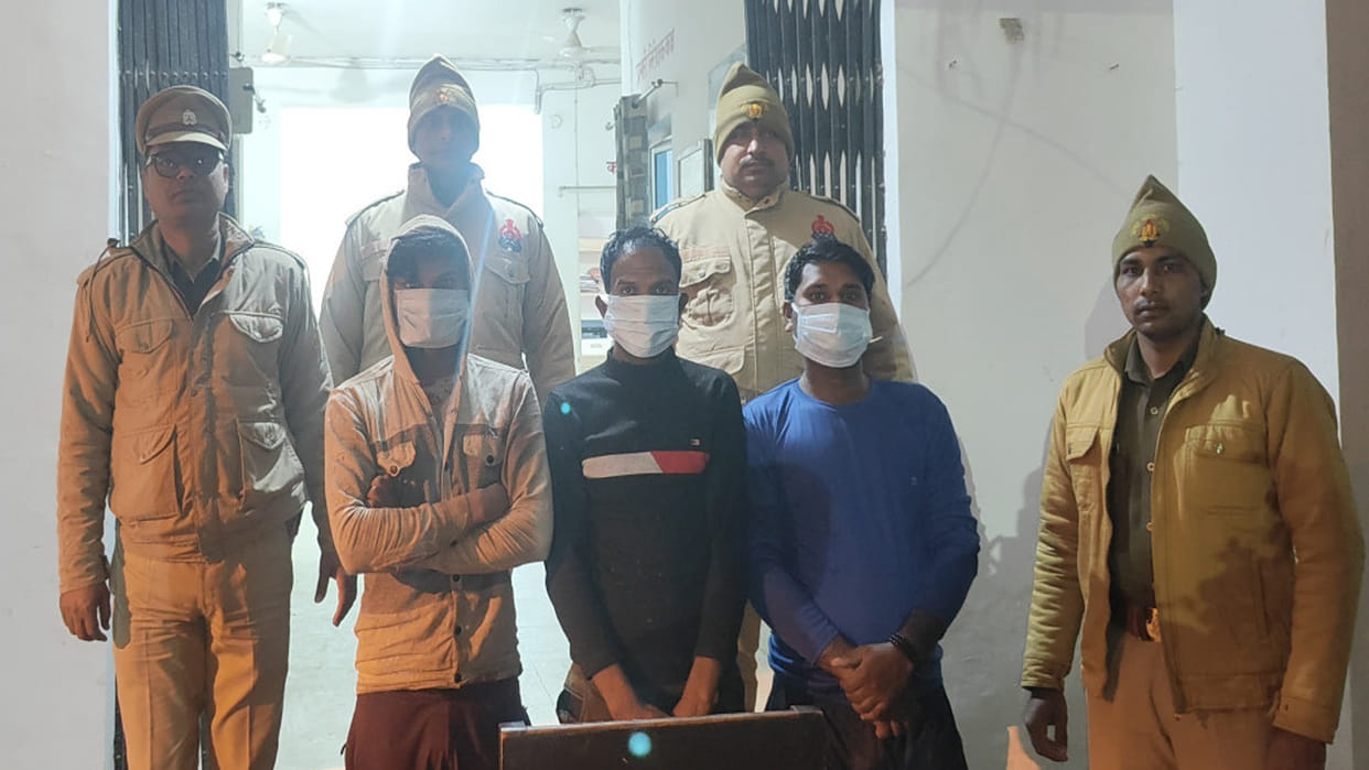Hardoi: Drunk labourers beat their colleague to death, all three accused arrested