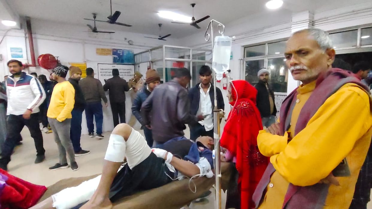 A businessman attacked in Jaisinghpur kotwali in Sultanpur.
