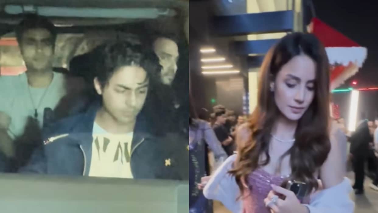 Aryan Khan Celebrates New Year Party with rumored girlfriend Larissa Bonesi