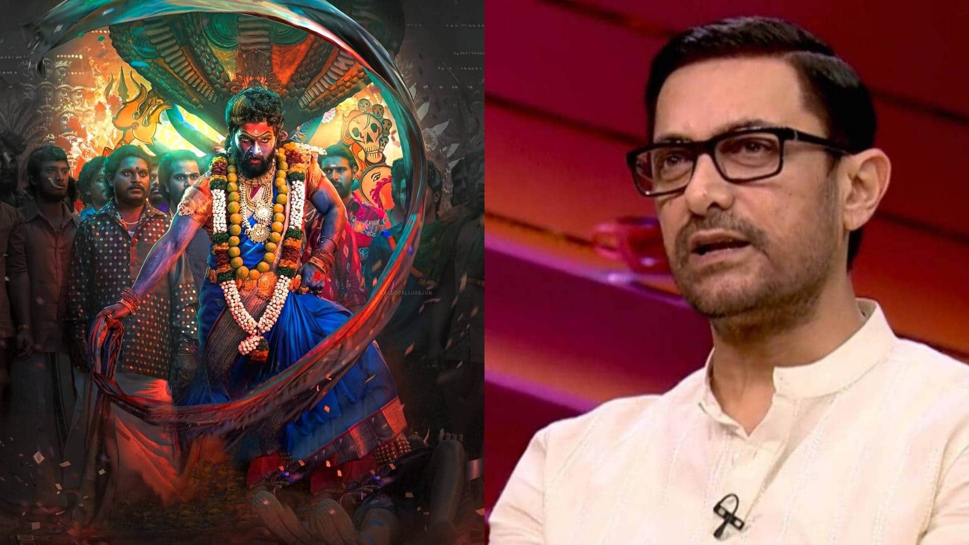 Aamir Khan production house congratulated the team of Pushpa 2 The Rule starring Allu Arjun replied