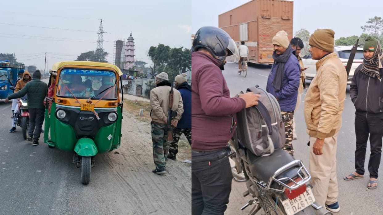 Bihar News prohibition and excise departments took to streets in Muzaffarpur to crack down on drunkards