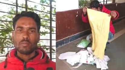 Gwalior: ग्वालियर कलेक्टर ऑफिस में बोरा भरकर शिकायतें लेकर पहुंचा युवक, अधिकारी भी चौंके Gwalior: A young man reached Gwalior Collector's office with a sack full of complaints