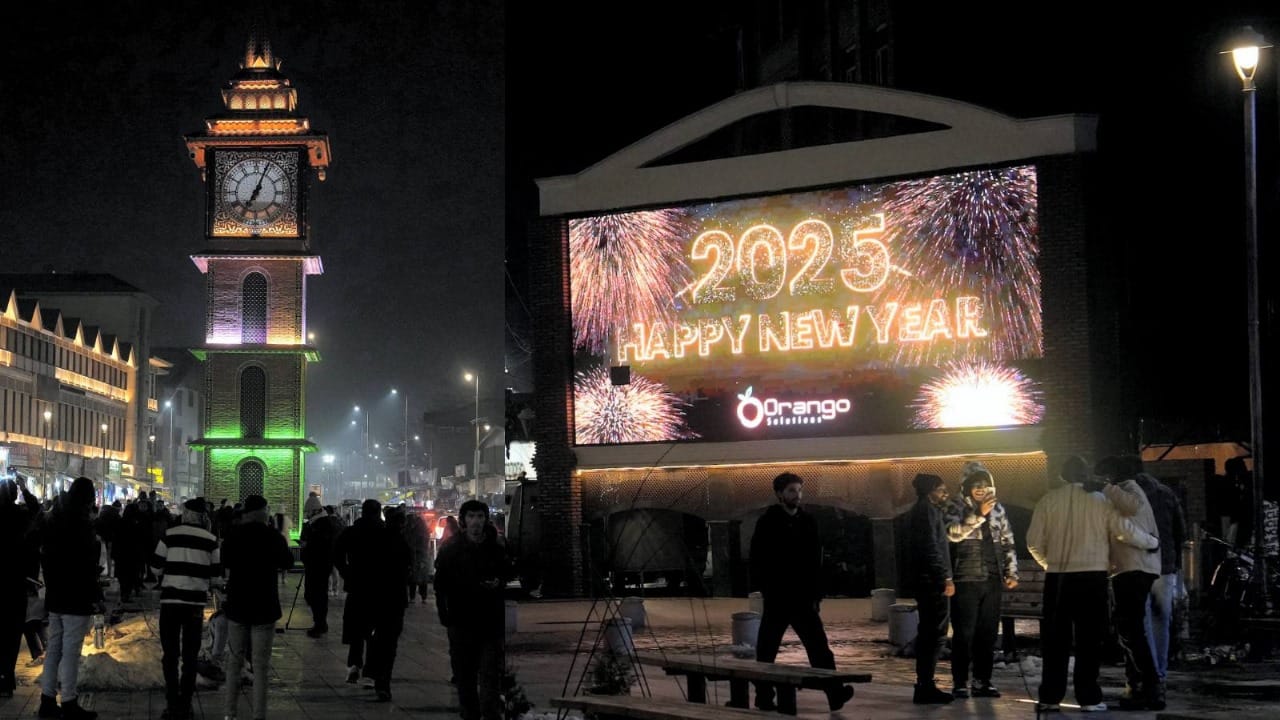 India Happy New Year 2025 Celebration photos kolkata amritsar jharkhand and other parts news in hindi
