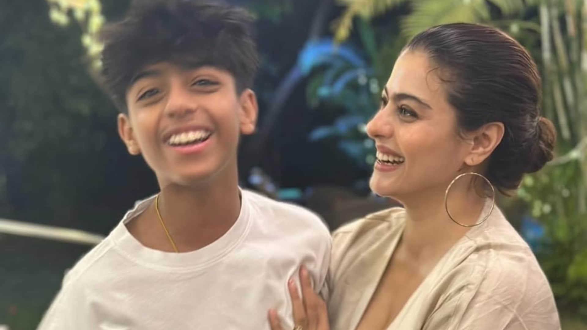 Kajol ajay Devgan celebrate New Year 2025 like this shared fun pictures with family