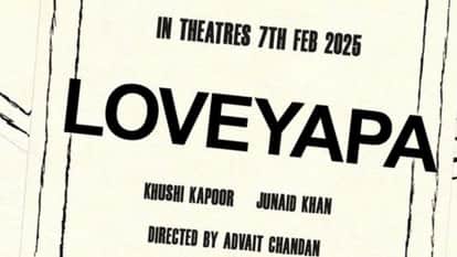 aamir khan to launch son junaid khan and khushi kapoor film Loveyapa trailer on 10 january 2025 reports