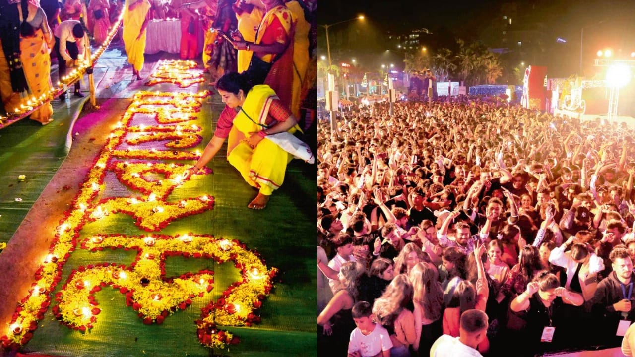 India Happy New Year 2025 Celebration photos kolkata amritsar jharkhand and other parts news in hindi