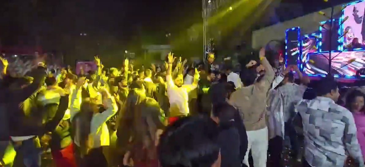 New Year was celebrated with enthusiasm in the city of lakes