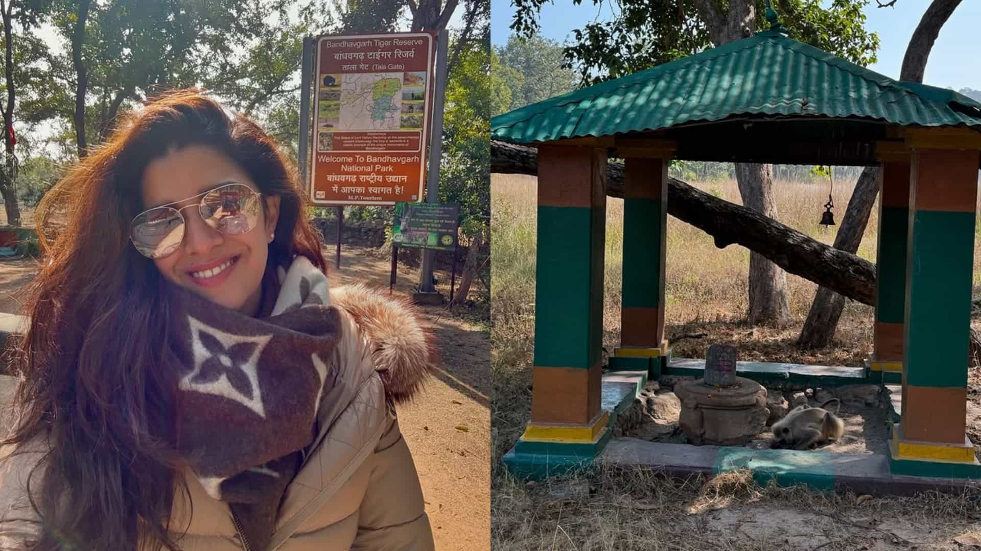 Sky Force Actress Nimrat Kaur Enjoys New Year 2025 first Breakfast in jungles of Bandhavgarh