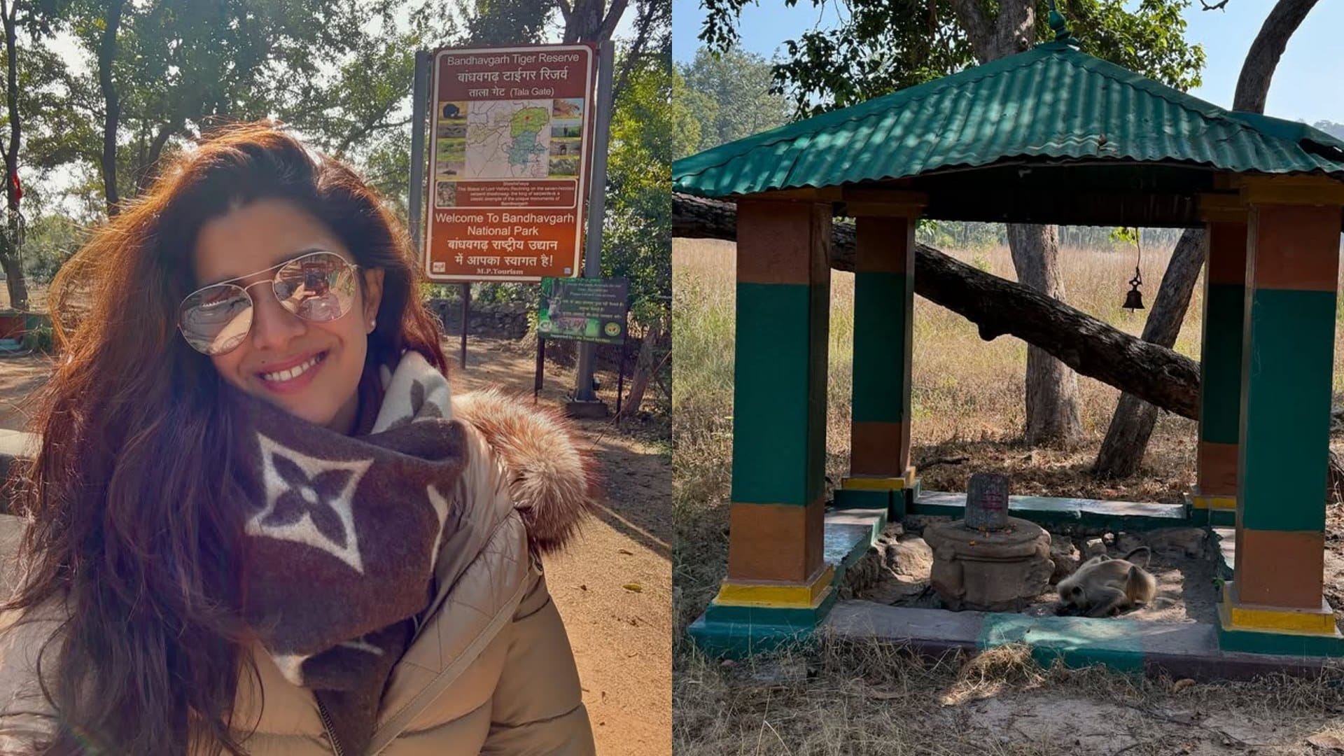 Sky Force Actress Nimrat Kaur Enjoys New Year 2025 first Breakfast in jungles of Bandhavgarh