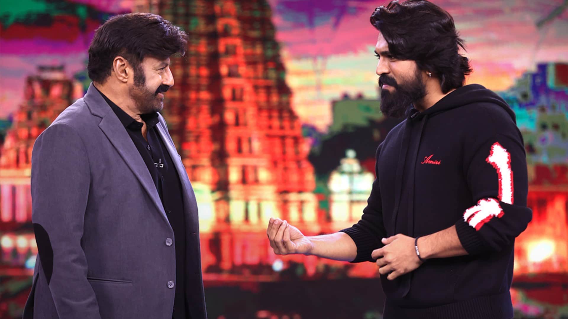 Ram charan Promotes His Film Game Changer on Nandamuri Balakrishna Show Unstoppable with NBK