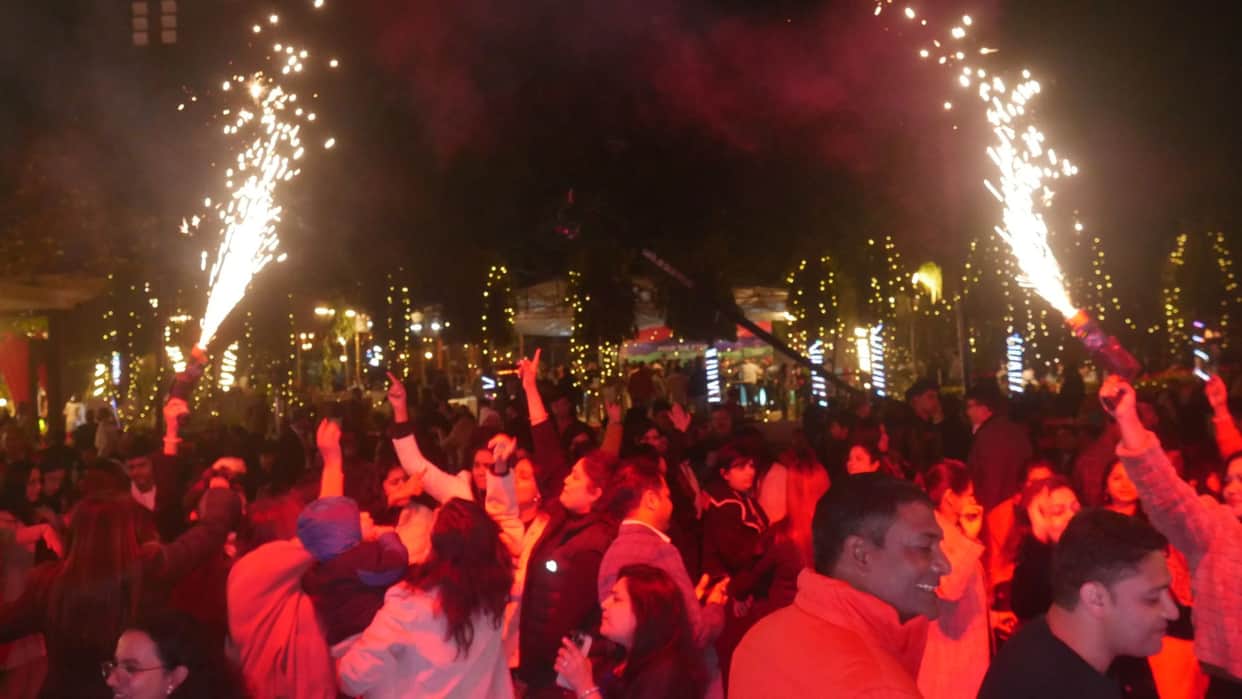 New Year 2025 Celebration in kashi See latest Photos of New Year