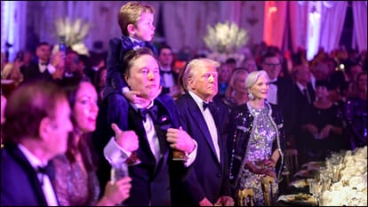 Elon Musk at Donald Trumps Mar a Lago event organised by melania trump news in hindi