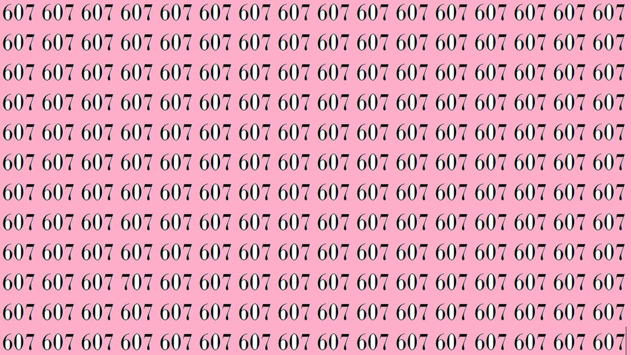 optical illusion iq test brain test if you eagles eyes then find 707