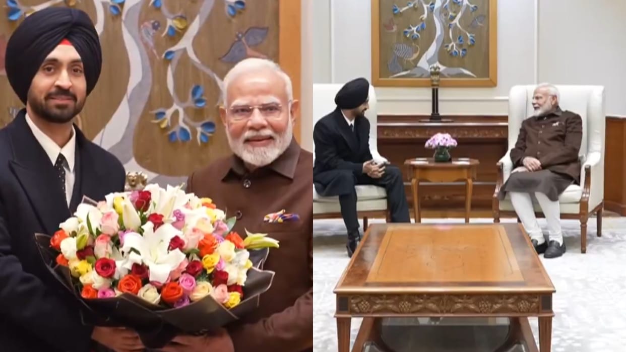 Singer Actor Diljit Dosanjh Meets Prime Minister Narendra Modi