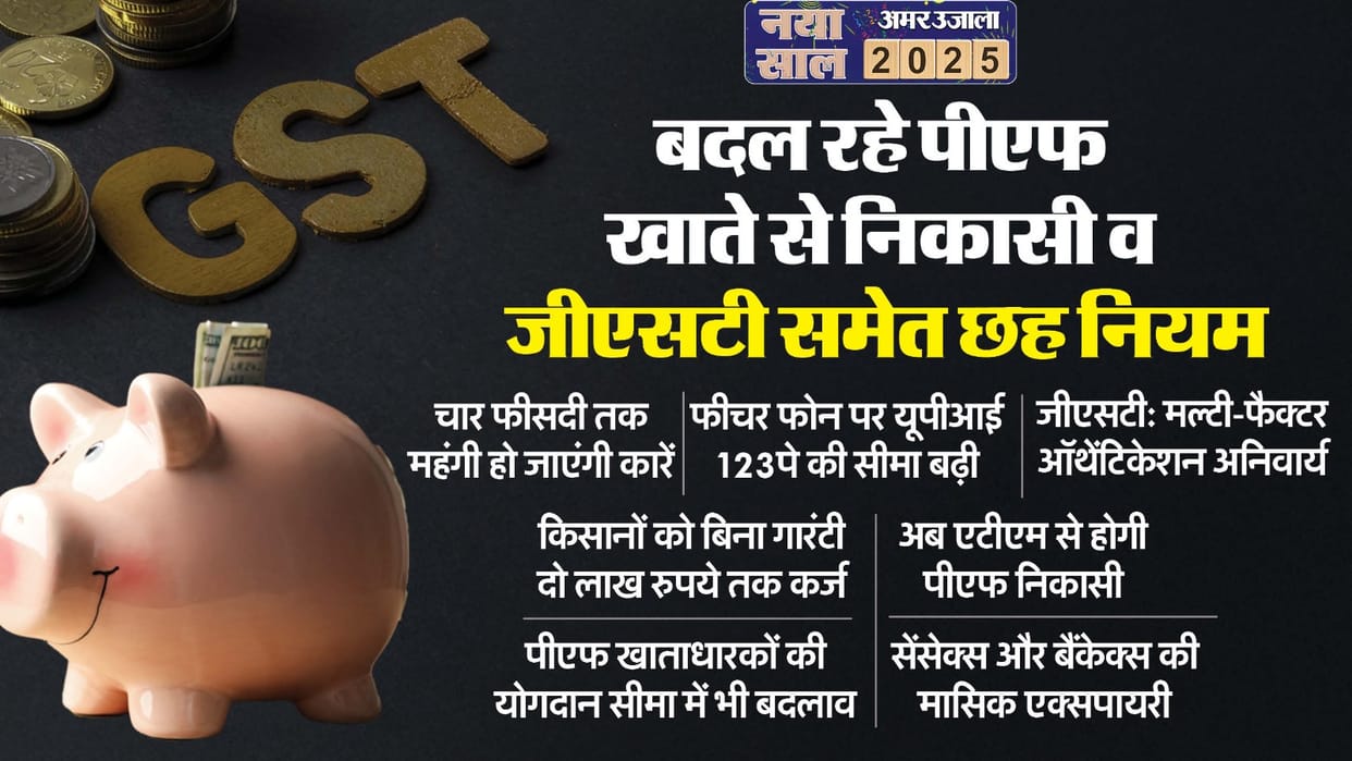 Rules Changed In 2025: From withdrawal from PF account to GST these six rules have changed in the new year