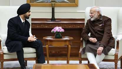 Diljit-Modi Viral Video: When Diljit sang the song, PM Modi gave the beat, have you seen this beautiful video? Singer Actor Diljit Dosanjh Memorable Meeting With PM Modi Sing Song For Him