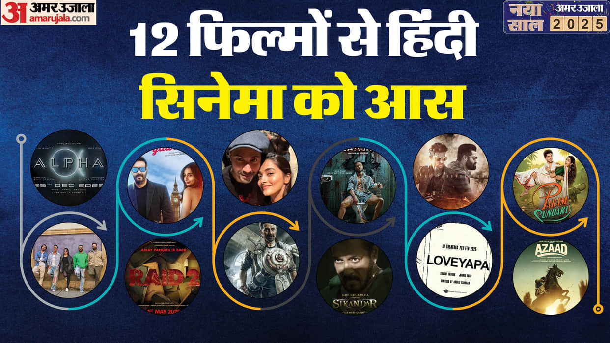 Welcome 2025 Bollywood Upcoming Movies from January to December Azaad Sikandar War 2 Alpha Raid 2 Housefull 5