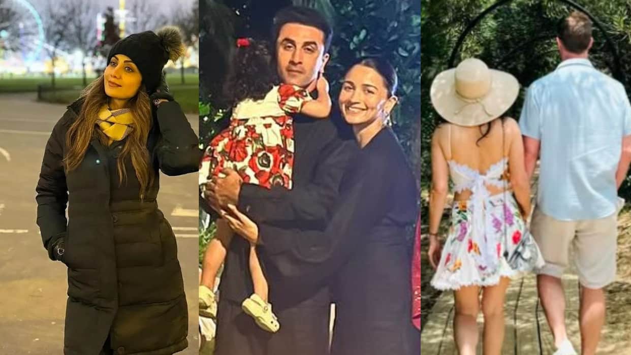 Shilpa Shetty kajol Dharmendra Alia Bhatt riddhima kapoor Preity Zinta wishing fans Happy New Year 2025