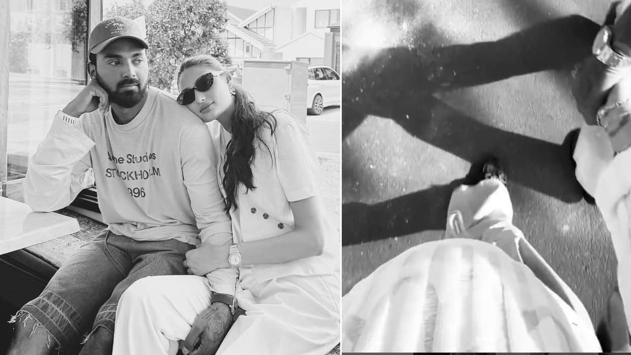 Mom to be Athiya Shetty flaunts baby bump while walking hand in hand with hubby KL Rahul excitement for 2025