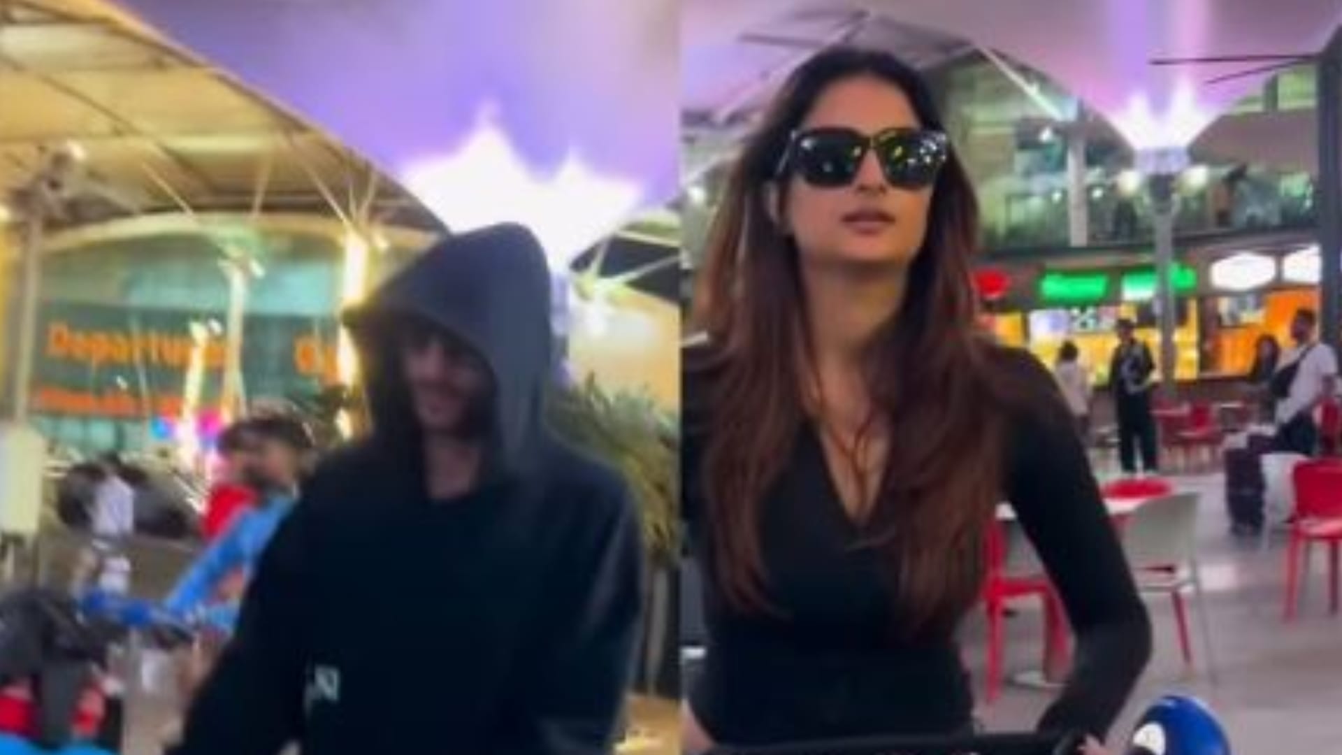 Ibrahim Ali Khan with rumored Girlfriend Palak Tiwari return to Mumbai from New Year vacation as per report