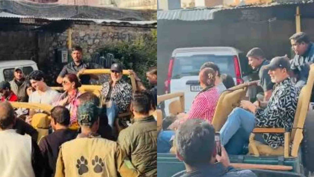 Jaipur News: Akshay Kumar arrives with family at Jhalana Leopard Safari
