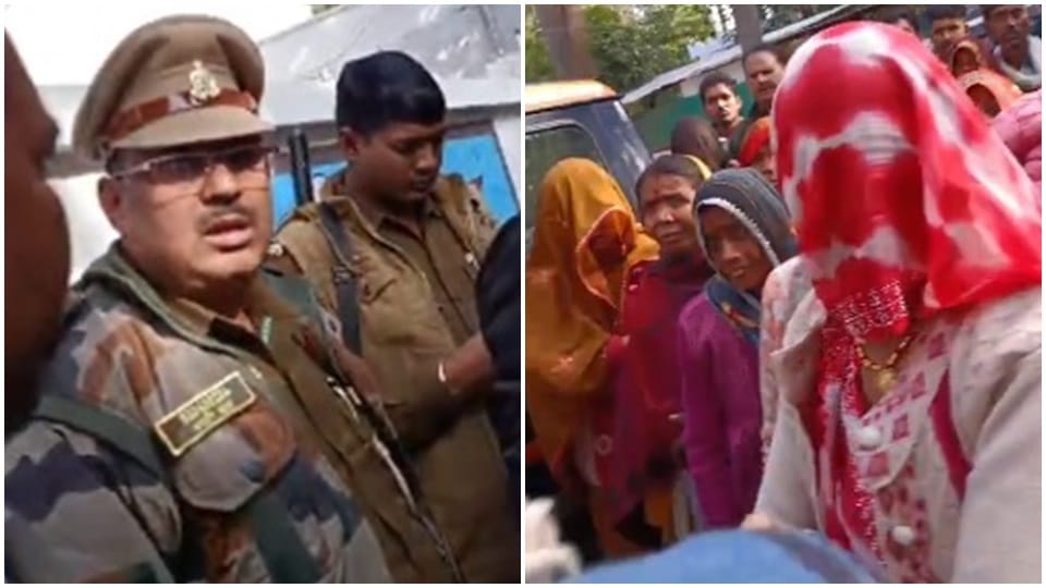 Video of inspector misbehaving with women goes viral