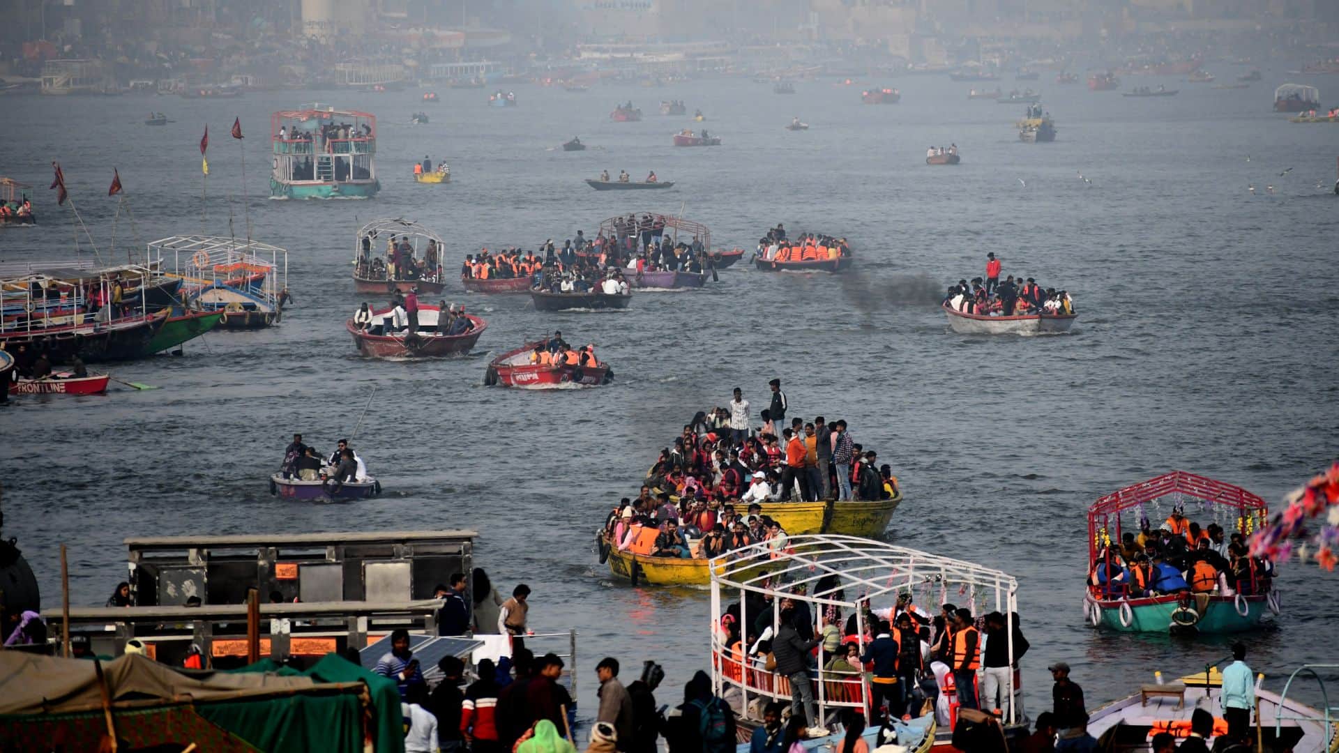 New Year 2025 celebration with pre wedding shoot on namo ghat assi ghat