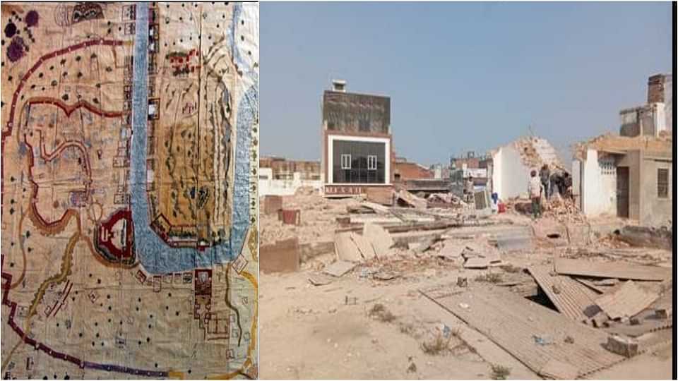 Four heritage sites including Mubarak Manzil were demolished Haveli number 35 is recorded in 17th century map