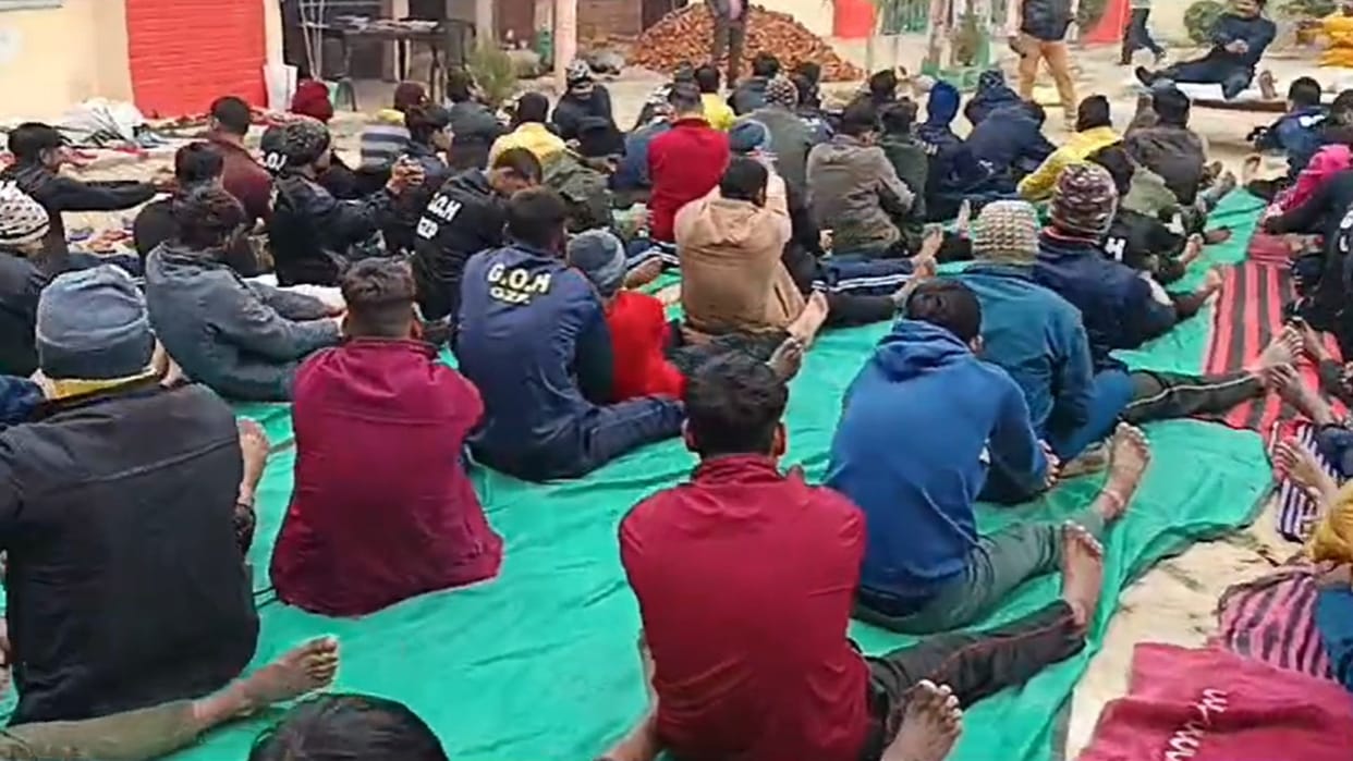 ealth mantra taught in district jail, yoga camp organised