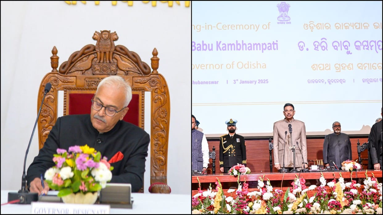 Ajay Kumar Bhalla sworn in as Manipur governor Hari Babu Kambhampati takes oath as Odisha governor news