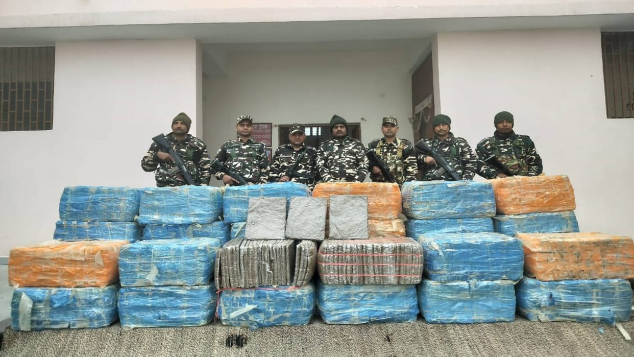 Bihar News On information of smuggling in Supaul SSB team kept patrolling border then big consignment found