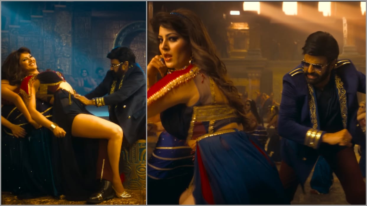 Daaku Maharaaj Song Dabidi Dibidi Netizens Slam Nandamuri Balakrishna and Urvashi Rautela Vulgar Hook Step