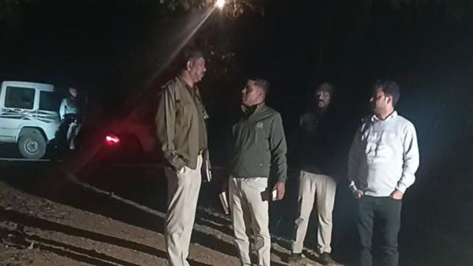 Bloody body of a person found on the roadside in Korba
