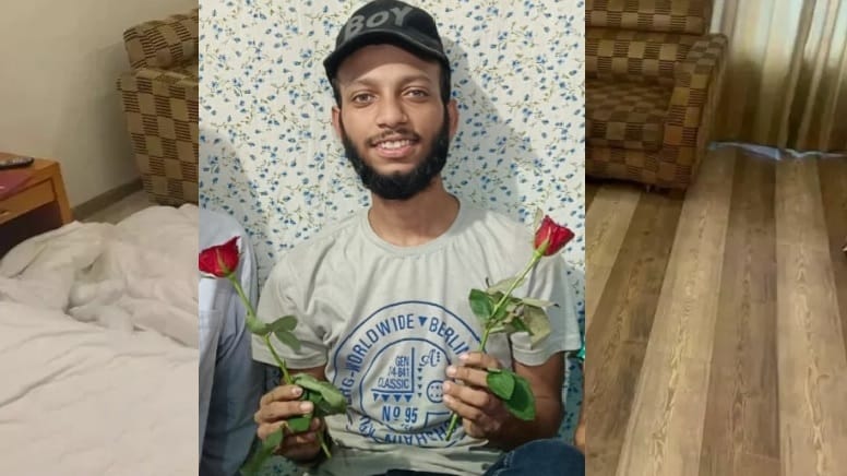 Half naked body of a young man found in a hotel had a New Year party with friends two rooms were booked