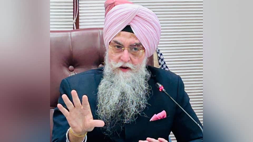 Letter to PM Modi Punjab Assembly Speaker demands September 20 be declared National Humanity Service Day