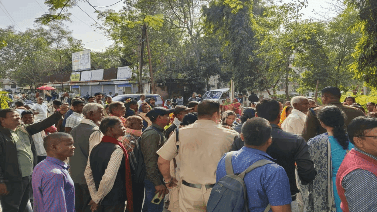 Demand to cancel the deletion of Malgaon Panchayat in Korba