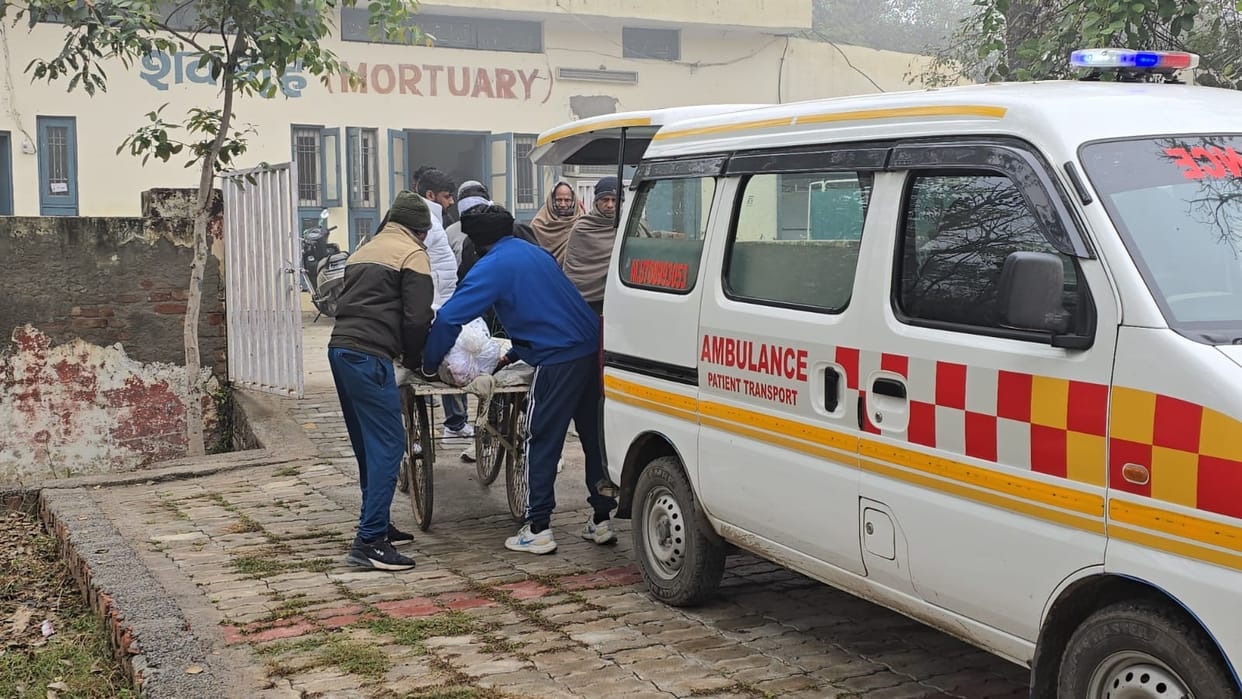 old man died in a fire caused by brazier in Jhajjar, police started investigation